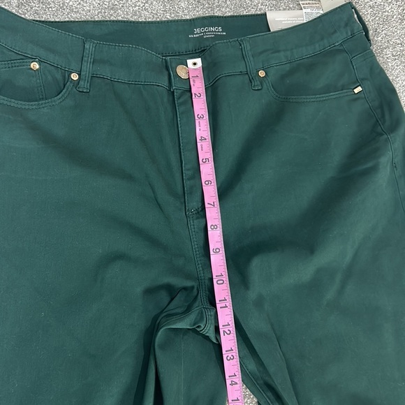 Chico's Jean Basic Aurora Green Ankle Jegging Size 14R NWT - Picture 4 of 9